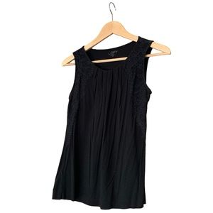 LOFT Cotton Lace Shell